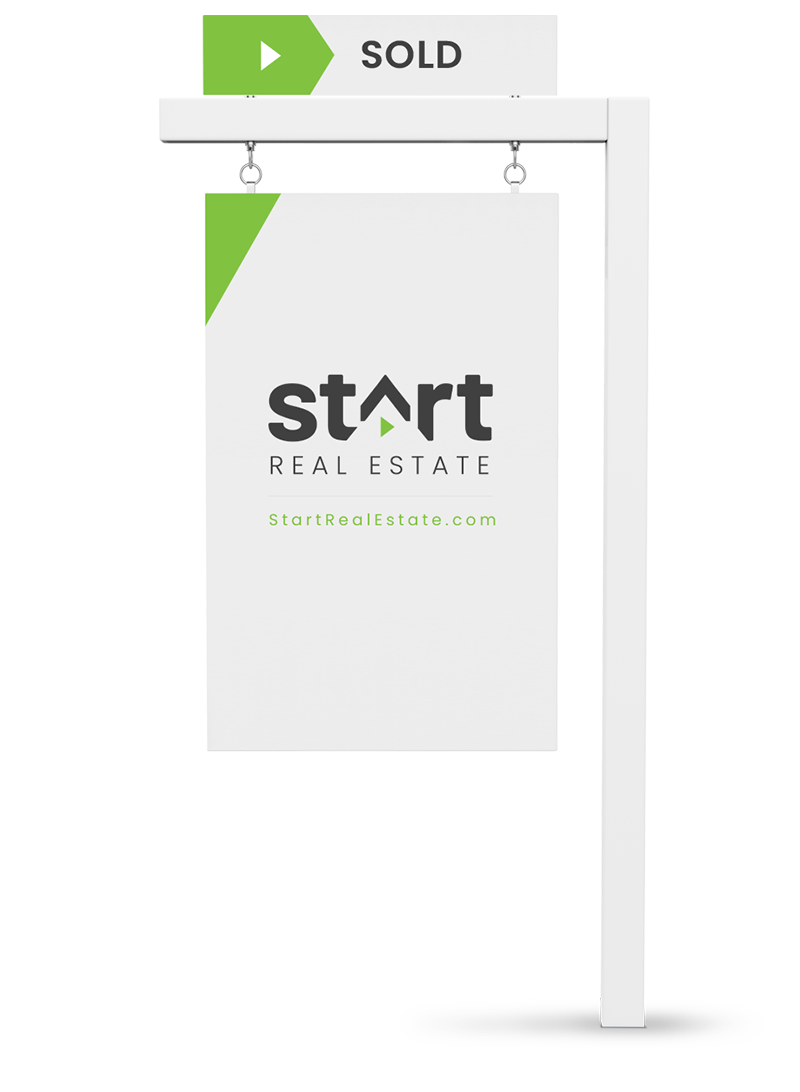 START Real Estate Yard Sign START Real Estate Yard Sign